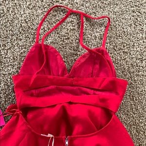 PromGirl Dresses - Short Red Strappy Back Dress PromGirl Dresses - Short Red Strappy Back Dress